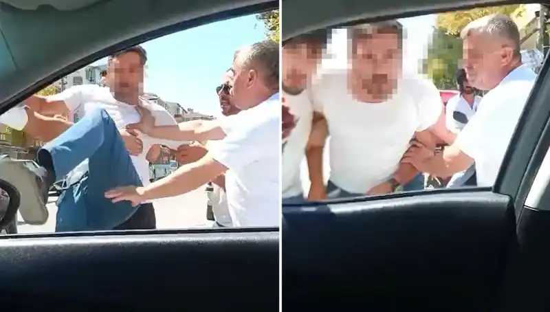 Dolmuş Şoförü Trafikte Dehşet Salarak Korku Dolu Anlar Yaşattı