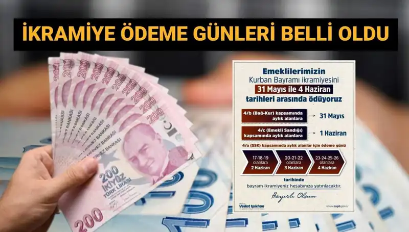 Emekli Bayram İkramiyeleri Hesaplara Yatıyor: Tarih ve Detaylar