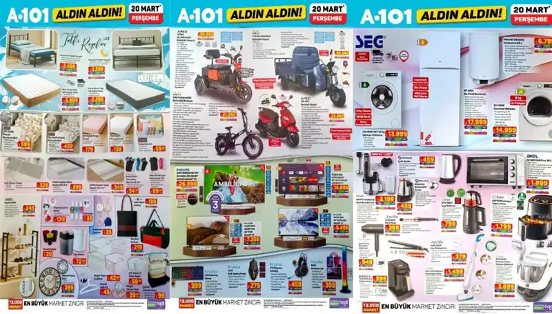 A101 Aktüel Kataloğu ile Mart Ayının Fırsatlarını Kaçırmayın!