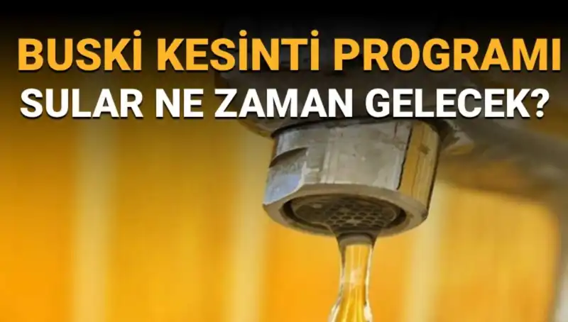 Bursa Nilüfer'de Sular Ne Zaman Gelecek? Buski Su Kesintisi Programı Açıklandı!