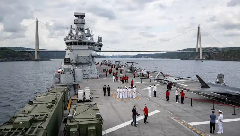 TCG Anadolu, İstanbul'dan Yeni Maceralara Yelken Açıyo