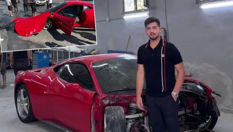 15 Milyonluk Ferrari Hurdaya Döndü: Sahibinden Duygusal Açıklama