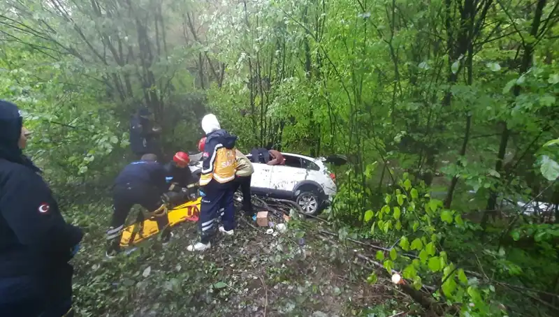 Direksiyon Hakimiyetini Kaybeden Araç Ormana Uçtu: Üzücü Kaza Detayları