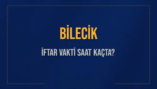 Bilecik'te Ramazan İftarı İçin Geri Sayım Başladı!